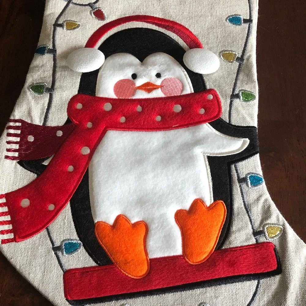 Elijah Penguin Christmas Stocking